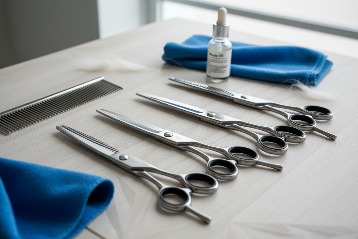 The Complete Professional Guide to Grooming Scissors: Types, Care, Sharpening and Expert Selection Tips