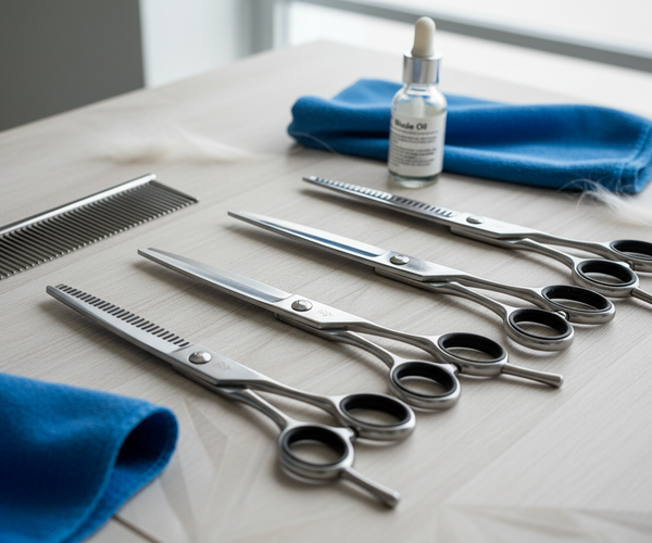 Professional Grooming Scissors Guide – Types, Care, Sharpening & How to ...