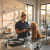 dog groomer managing grooming appointment schedule to prevent no show clients
