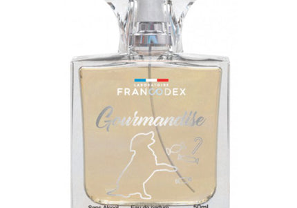 Francodex Gourmandise Dog Perfume 50ml – Vanilla Scent, Long-Lasting Fragrance Formula