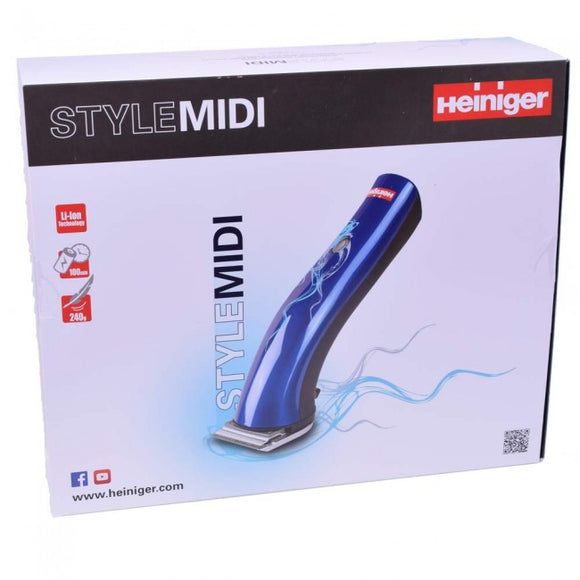 Heiniger Style Midi Trimmer – Cordless Professional Grooming Tool with Adjustable Blade
