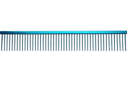 Chris Christensen Poodle Comb 24cm – Large Metal Wide-Tooth Grooming Tool, Purple Finish