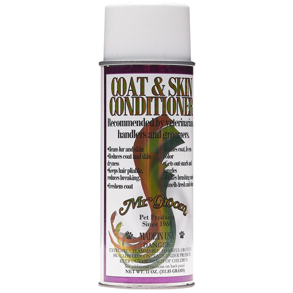 Mr. Groom Coat & Skin Conditioner Spray 312g – Lanolin-Enriched Nourishing Formula, Eases Combing