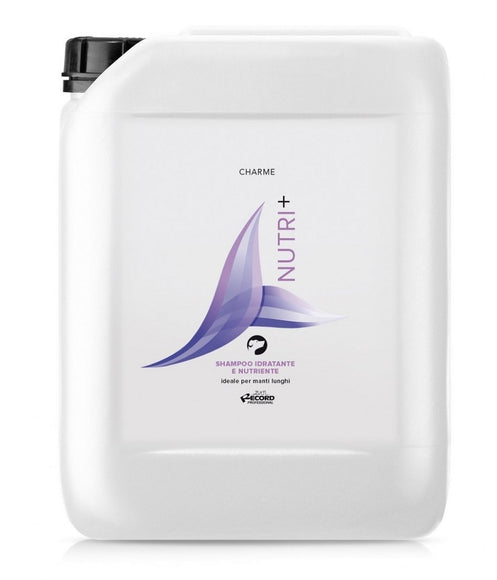 Charme Nutri+ Moisturizing Shampoo – Nourishing Formula for Long and Curly Coats, 5L
