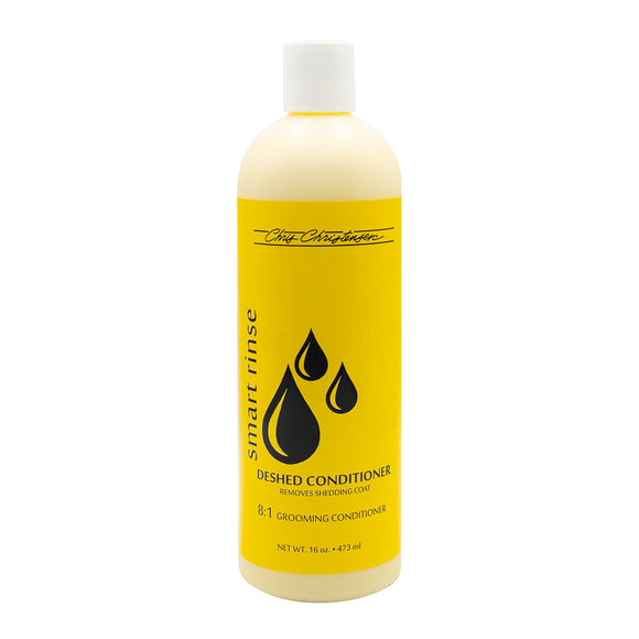 Chris Christensen Smart Rinse Deshed Conditioner – Moisturizing 1:8 Concentrate, Eases Undercoat Removal, 473ml