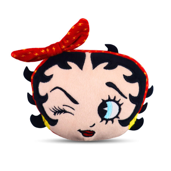 Dashi Betty XXI Plush Squeaker Toy – Soft 13cm Betty Boop Head, Durable Fun