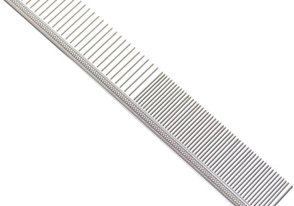 Madan Professional Face Steel Comb 13cm – Mixed Tooth Spacing, Precision Detailing Tool