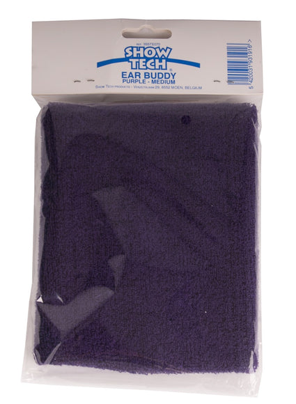 Show Tech Ear Buddy M – Purple Calming Headband, Medium Size, Eases Drying and Noise