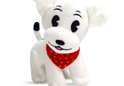 Dashi Pudgy Plush Toy – 13cm Soft Squeaker Betty Boop Dog Character, Durable Design