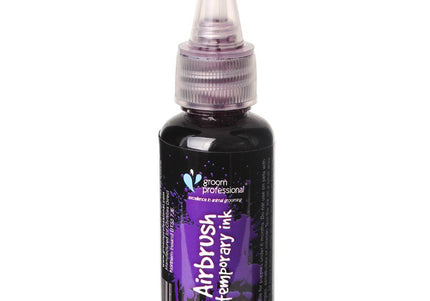 Groom Professional Airbrush Temporary Ink 30ml – Brown, Quick-Drying Color Formula