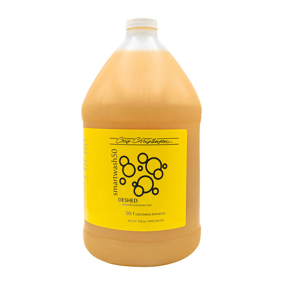 Chris Christensen Smart Wash 50 Deshed Shampoo – Concentrated Formula, 3.8L, Eases Undercoat Removal