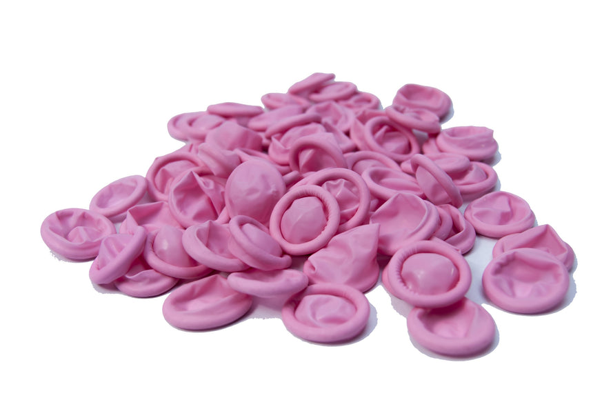Latex Trimming Fingers – Pink Large Size, Textured Grip, 100 Pack