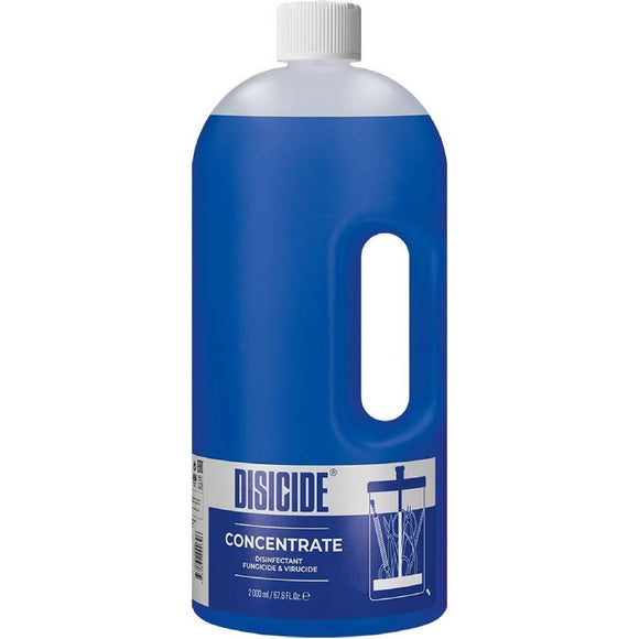 Disicide Concentrate Disinfectant – Powerful 1:32 Formula for Tools and Accessories, 2L Bottle