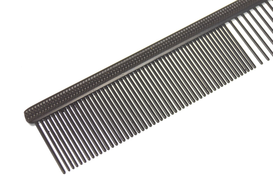 Madan Professional Antistatic Face Comb 13cm – Solid Mini Comb with Mixed Tooth Spacing