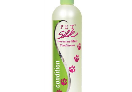 Pet Silk Rosemary Mint Conditioner 473ml – Revitalizing Volumizing Formula, 1:16 Concentrate