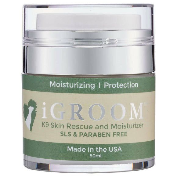 iGroom K9 Skin Rescue and Moisturizer Cream 50ml – Nourishing Protective Formula for Paws and Skin
