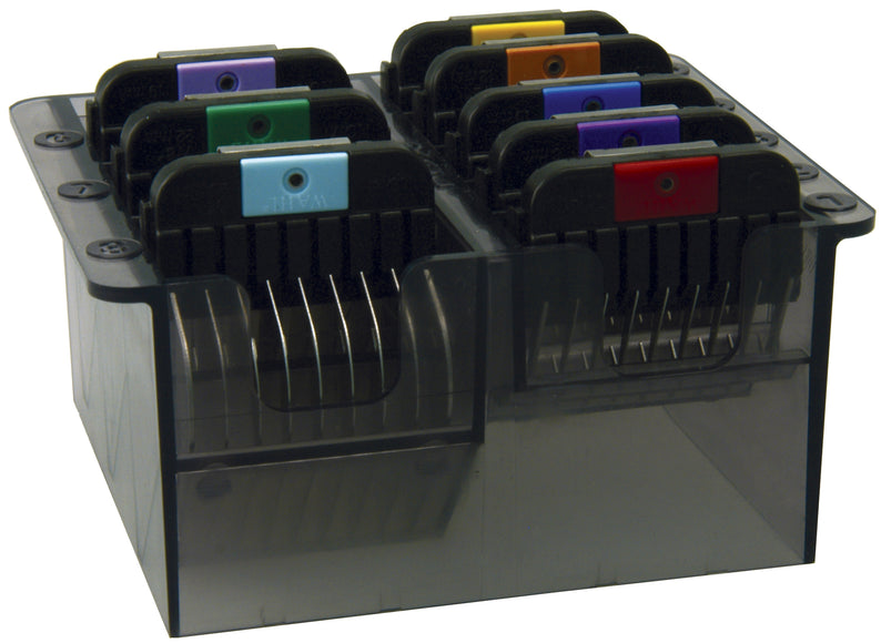 Wahl Stainless Steel Snap-On Blade Attachments Set – 8 Durable Precision Combs for Clipper Blades