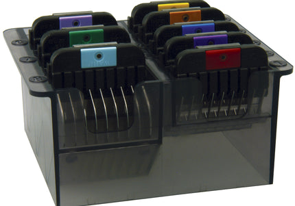 Wahl Stainless Steel Snap-On Blade Attachments Set – 8 Durable Color-Coded Guides