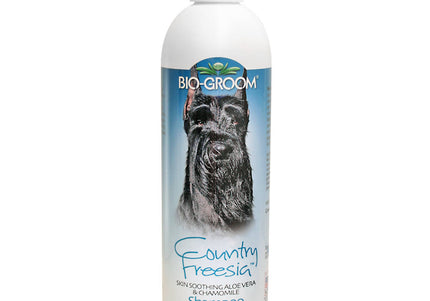 Bio-Groom Country Freesia Shampoo – Concentrated Cleansing and Moisturizing Formula, Freesia Scent, 355ml