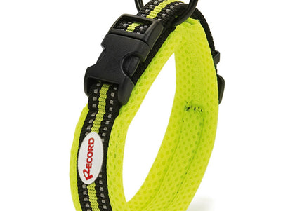 Record Action Ande Reflective Collar Lime – High-Quality Adjustable Safety Design, Size L