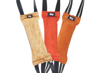 Julius-K9 Leather Tug Toy – Durable 25cm Training Aid with Dual Handles
