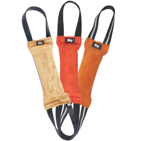 Julius-K9 Leather Tug Toy – Durable 25cm Training Aid with Dual Handles