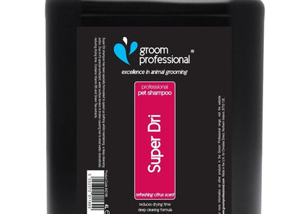 Groom Professional Super Dri Deep Cleansing Fast-Drying Coat Shampoo Concentrate - 4 L