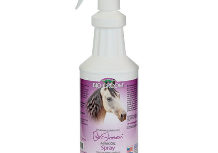 Bio-Groom Bio-Sheen Mink Oil Conditioner 946ml – Glossy Shine Formula with Nourishing Oils
