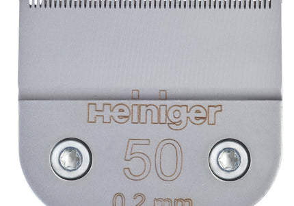 Heiniger Blade No. 50 – Surgical Clipper Blade, Ultra-Fine 0.2mm Precision Cut