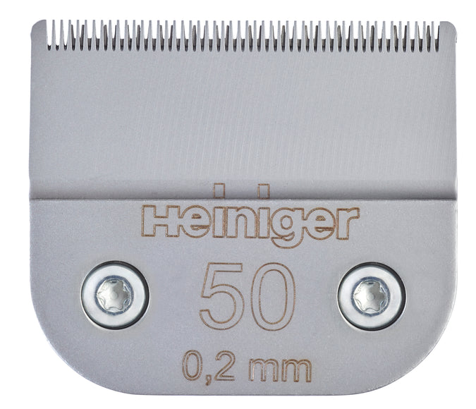 Heiniger Blade No. 50 – Surgical Clipper Blade, Ultra-Fine 0.2mm Precision Cut