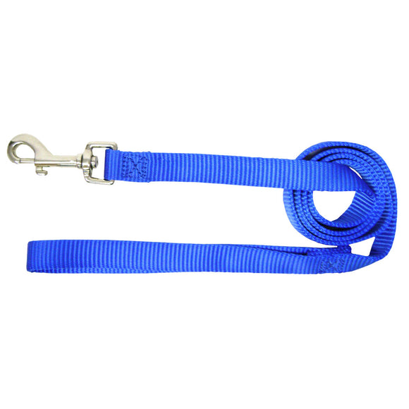 Hamilton Single Thick Leash – Red Nylon, 16mm Wide, 183cm Long, Lightweight and Durable