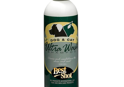 Best Shot Ultra Wash Shampoo – Conditioning Low-Foam Formula, 1:7 Concentrate, 355ml