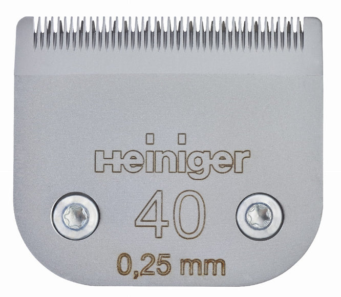 Heiniger Blade No. 40 – Precision Steel Cutting Blade, 0.25mm Ultra-Fine Finish