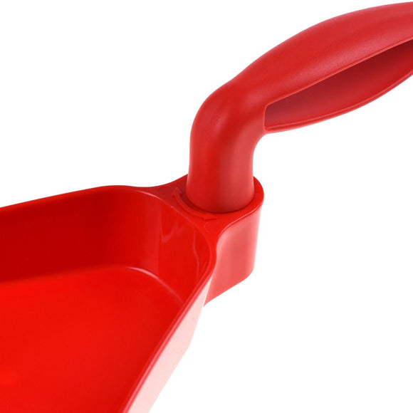 V7 Ypsilon Dustpan – Red, Ergonomic Design for Effortless Hair and Dirt Collection