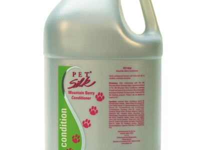 Pet Silk Mountain Berry Conditioner – Glossy Concentrate with Ripe Berry and Fresh Mountain Scent, 1:16