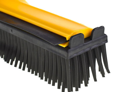 V7 Rubber Grooming Broom – Telescopic Pole, Innovative Red Design, Efficient Hair Removal