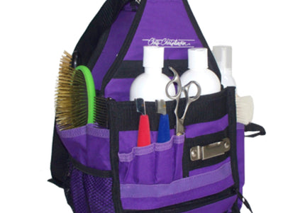 Chris Christensen Ring Side Medium Tote Bag – Spacious Tool Organizer, Durable Purple Design