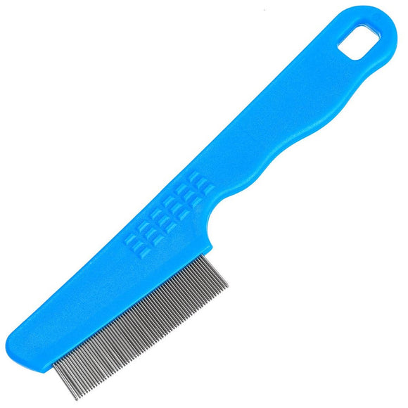 Groom Professional Double-Row Flea Comb – Mini Fine-Tooth Design, Effective Flea and Egg Removal