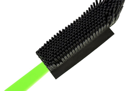 V7 Hand-Held Rubber Brush and Dustpan – Innovative Red Cleaning Duo, Ergonomic Design