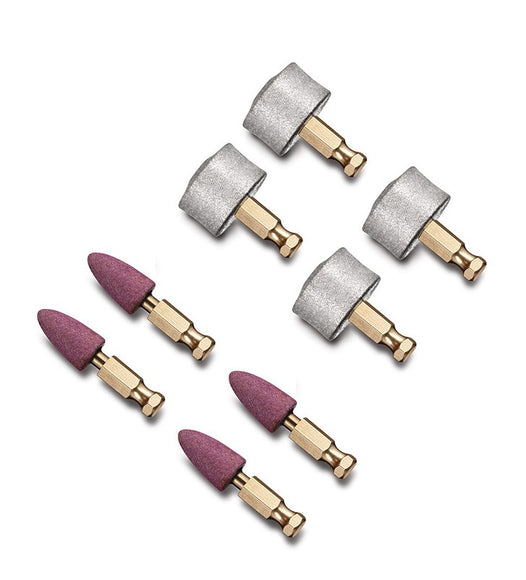 Andis Grinding Stones and Files Set – 8-Piece Durable Attachments for Nail Grinder Model