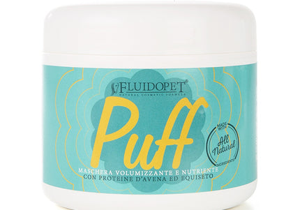 FluidoPet Puff Volumizing Mask – Coat-Enhancing Formula, Boosts Fur Volume, 250ml