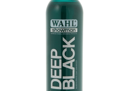 Wahl Deep Black Shampoo – Concentrated Formula for Dark Coats, 1:15 Dilution, 500ml
