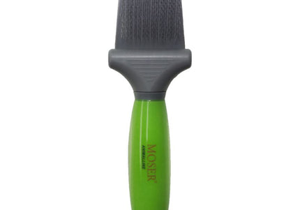 Moser Premium Slicker Brush – Double-Sided Flexible Grooming Tool with Soft Bristles