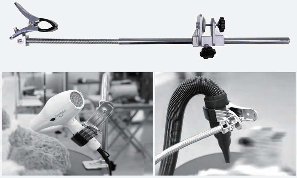 Shernbao Groomers Arm – Adjustable Dryer Hose Holder, Stable Support for Hand or Table Dryers