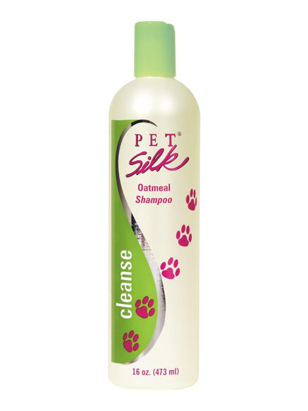 Pet Silk Oatmeal Shampoo – Gentle Concentrated Formula with Soothing Oatmeal, 473ml