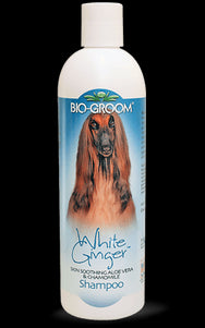 Bio-Groom White Ginger Cleansing and Moisturizing Shampoo – Soothing Formula with Delicate Scent, 355ml