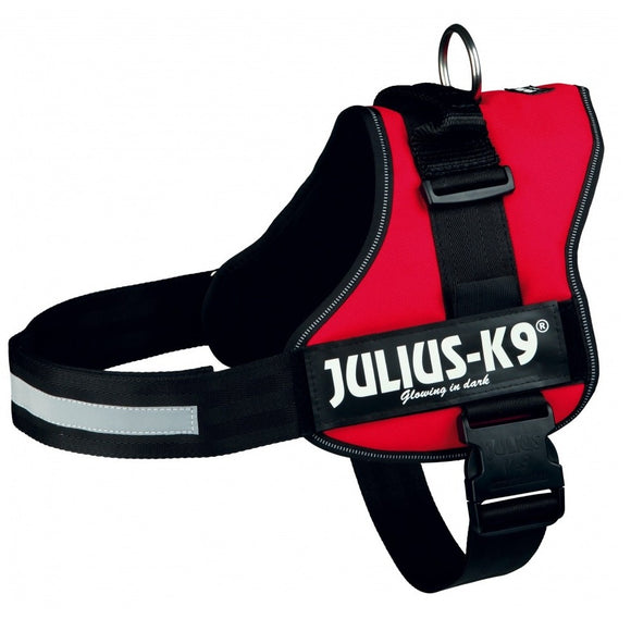 Julius-K9 IDC Red Harness – Premium Adjustable Dog Harness, Size 3, Durable Design