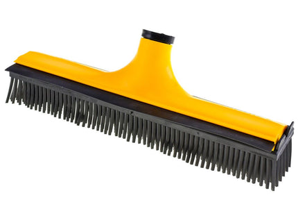 V7 Rubber Grooming Broom – Telescopic Pole, Innovative Red Design, Efficient Hair Removal