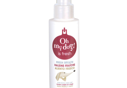 Oh My Dog Fresh Enzymatic Oral Spray 125ml – Chlorhexidine and Mint Formula