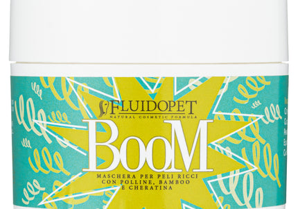 FluidoPet Boom Mask – Professional Keratin Conditioning Mask, Enhances Curly and Terrier Coats, 100ml